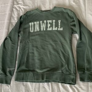 “Unwell” Call Her Daddy Podcast Bar Stool Sport Sweatshirt Green